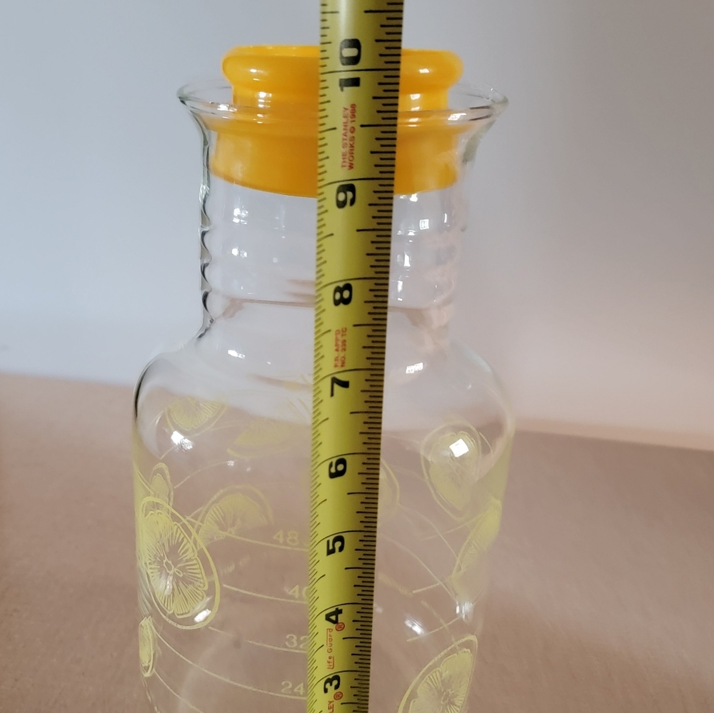Vintage Pyrex 2 Qt Lemonade Pitcher‎ Lemon Slice USA #7520 - Picture 7 of 7